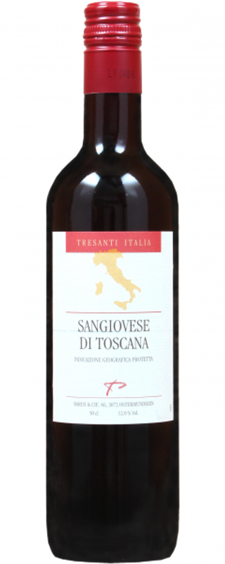 Bottle of Tresanti Merlot del Veneto DOC from Barisi