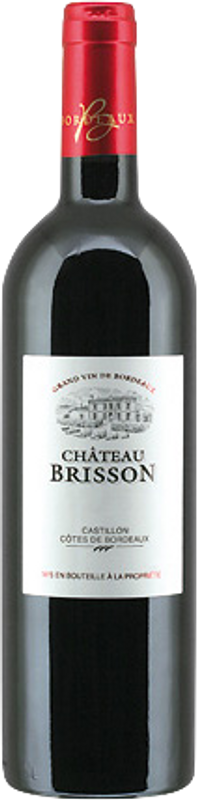 Bottiglia di Côtes de Castillon AOC di Château Le Peyrat
