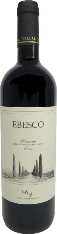 Flasche Ebesco Rosso di Toscana IGT Villanoviana von Azienda Agricola Villanoviana