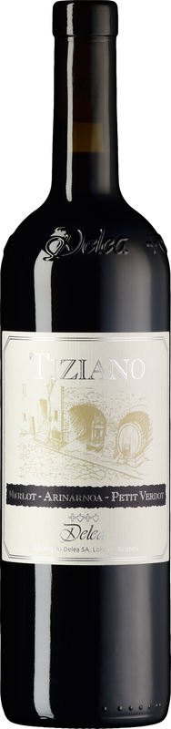 Bottle of Tiziano Rosso IGT from Angelo Delea