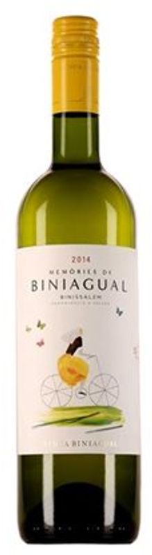 Bottiglia di Memories de Biniagual Blanc di Bodega Biniagual