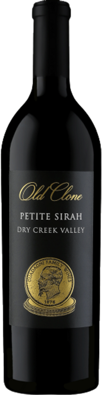 Bottiglia di Petite Sirah old Clone Dry Creek Valley di William Guadagni