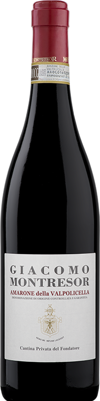 Bouteille de Amarone della Valpolicella DOCG del Fondatore de Giacomo Montresor