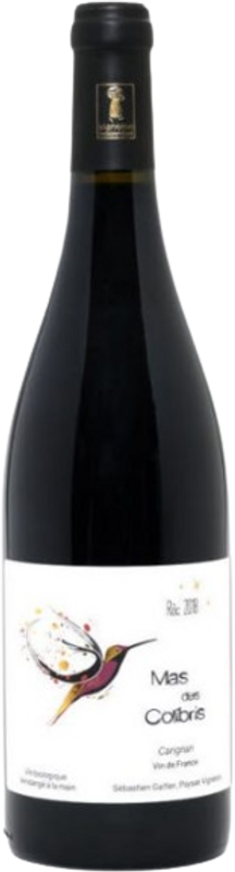 Bottiglia di Roc Vin de France di Mas des Colibris, Sebastien Galtier, Gignac