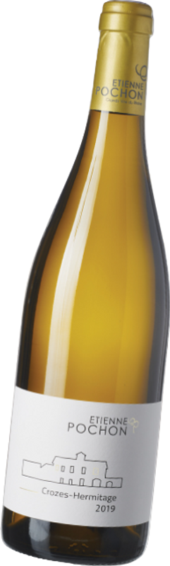 Bottiglia di Crozes-Hermitage Blanc AOC di Etienne Pochon