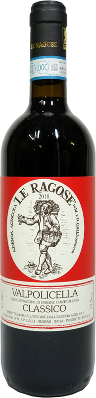 Bottle of Valpolicella Classico DOC from Le Ragose