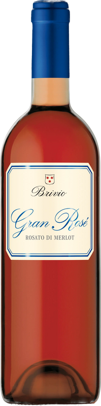 Bottiglia di Gran Rosé Ticino DOC Rosato di Merlot di Gialdi Vini - Linie Brivio