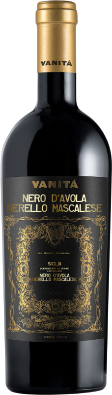 Bouteille de Nero d'Avola Nerello Mascalese DOC Sicilia de Vanità