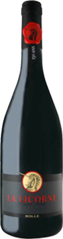Bouteille de La Licorne Pinot Noir Vaud AOC de Bolle
