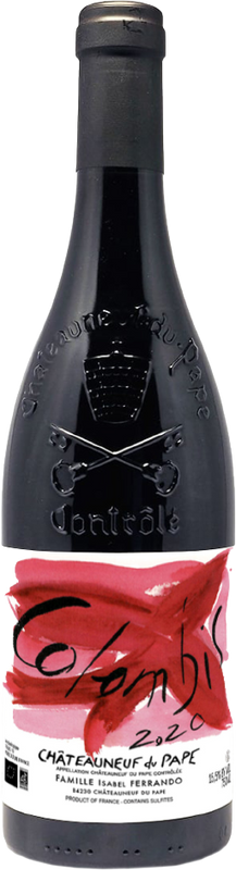 Bottle of Colombis Chât.-du-Pape AOC from Domaine Isabel Ferrando