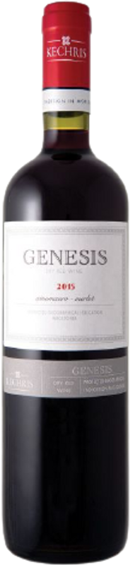 Flasche Genesis Rot Protected Geographical Indication Macedonia von Kechris Winery