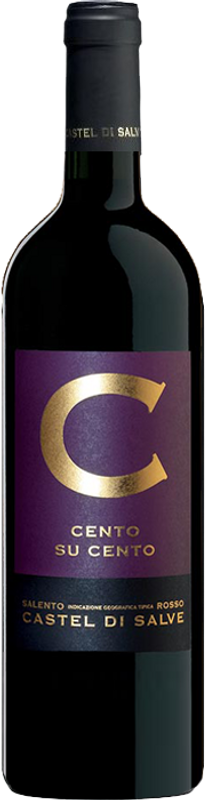 Image of Castel di Salve Cento Su Cento Negroamaro Salento IGT - 75cl - Apulien, Italien