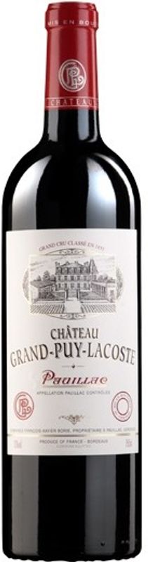 Bouteille de Château Grand-Puy-Lacoste 5ème Cru Classe Pauillac de Château Grand-Puy-Lacoste