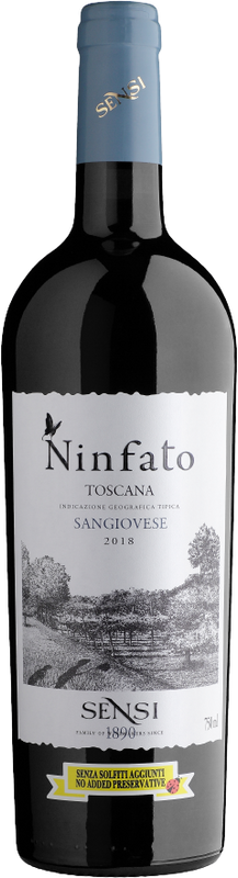 Bottle of Ninfato Sangiovese from Sensi