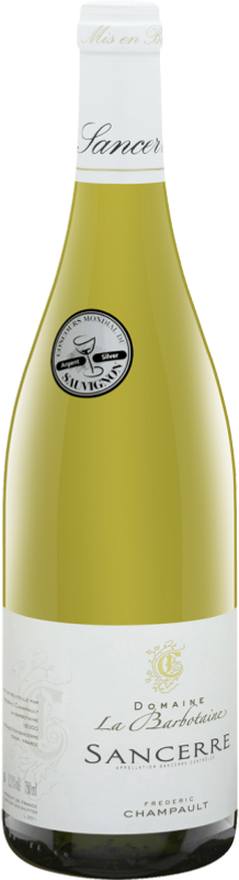 Bouteille de Sancerre blanc AC de Domaine La Barbotaine