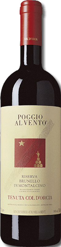 Bottle of Brunello Poggio al Vento DOCG from Col d'Orcia
