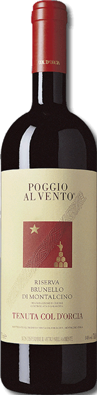 Bottiglia di Brunello Poggio al Vento DOCG di Col d'Orcia