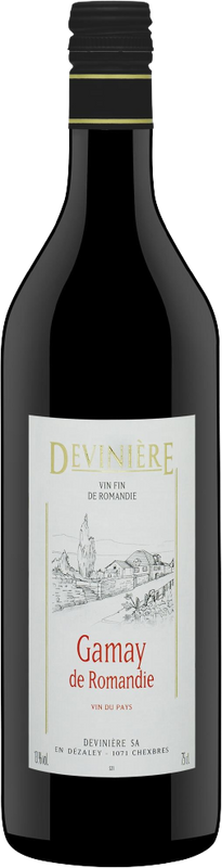 Bouteille de Gamay Romand VdP de Devinière