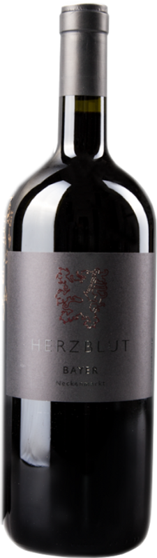 Bottle of Herzblut Cuvée from Heribert Bayer