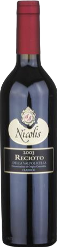 Bottle of Recioto della Valpolicella Classico DOC from Nicolis