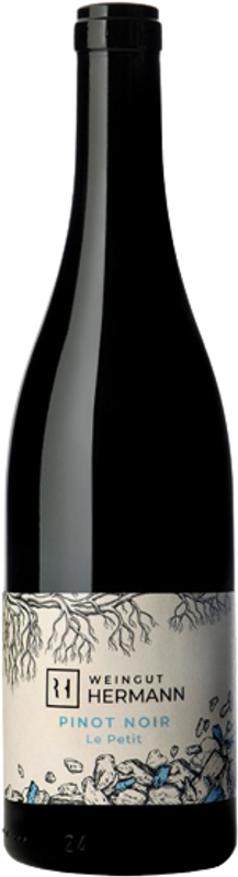 Flasche Pinot Noir Le Petit AOC von Weingut Roman Hermann