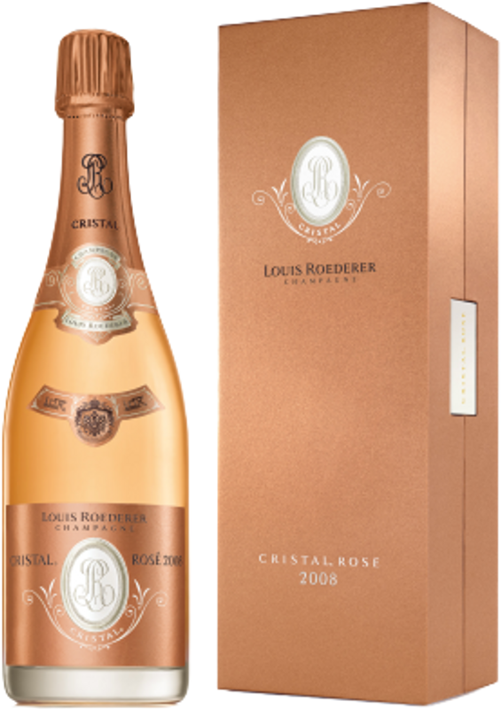 Bottiglia di Champagne Louis Roederer Cristal Brut Rosé di Louis Roederer
