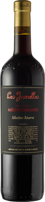 Bouteille de Ecluse de la Mediterranee Pays d'Oc Selec. Reserve de Les Jamelles