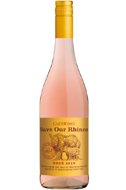Image of Glenwood Save our Rhinos Rosé - 75cl - Coastal Region, Südafrika bei Flaschenpost.ch