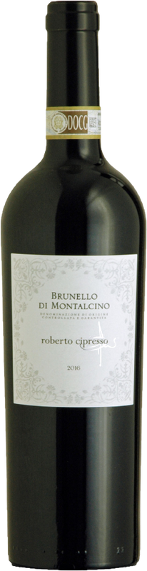 Bottle of Brunello di Montalcino DOCG from Roberto Cipresso Wines