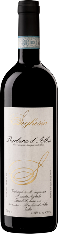 Bottle of Barbera D' Alba DOC from Fratelli Seghesio