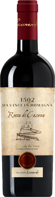 Image of Cantine Leonardo da Vinci Sangiovese Romagna DOC Riserva Rocca di Cesena - 75cl - Emilia-Romagna, Italien bei Flaschenpost.ch