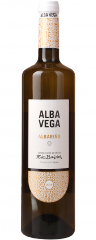 Bottiglia di Alba Vega Albarino Rias Baixas DO di Rioja Vega