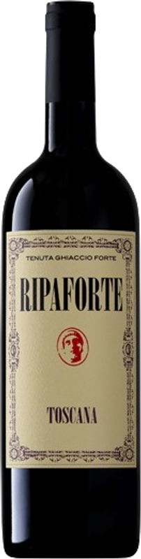 Bottiglia di Tenuta Ghiaccioforte Ripaforte Toscana IGT di Castello Romitorio