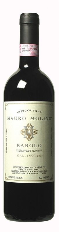 Bottiglia di Barolo DOCG Gallinotto di Mauro Molino