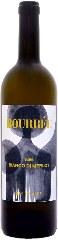 Bottiglia di Bourrée Bianco di Merlot Ticino DOC di Cantina Urs Hauser