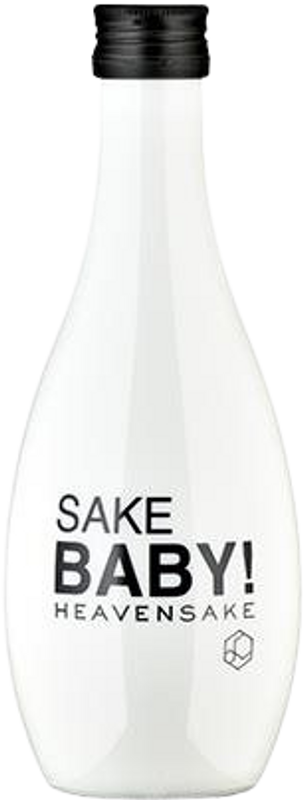 Flasche Sake Baby Hakushika von HEAVENSAKE