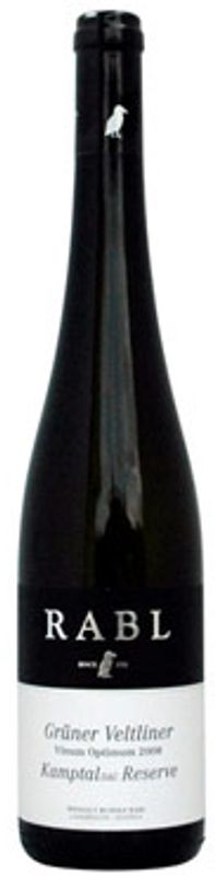 Bottiglia di Gruner Veltliner Vinum Optimum DAC Reserve di Rudolf Rabl