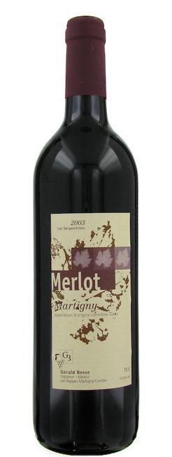 Image of Besse Merlot Martigny Les Serpentines - 75cl - Wallis, Schweiz bei Flaschenpost.ch