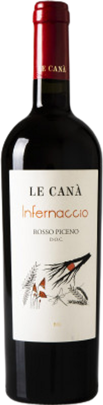 Flasche Rosso Piceno DOC Infernaccio von Le Canà