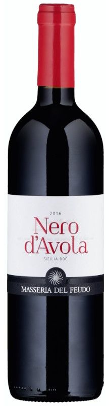 Flasche Nero d'Avola Viarossa Sicilia DOC von Masseria del Feudo