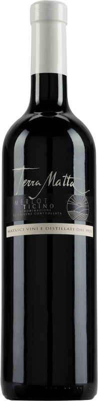 Flasche Terra Matta Merlot Ticino DOC von Fratelli Matasci