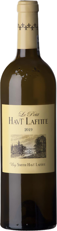 Bottiglia di Le Petit Smith Haut Lafitte Blanc 2eme Vin di Château Smith-Haut-Lafitte