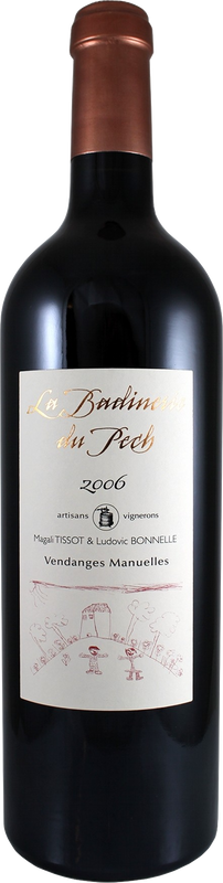 Flasche La Badinerie Du Pech Buzet AOP von Magali Tissot & Ludovic Bonnelle