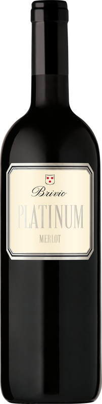 Bottiglia di Merlot del Ticino DOC Platinum di Gialdi Vini - Linie Brivio