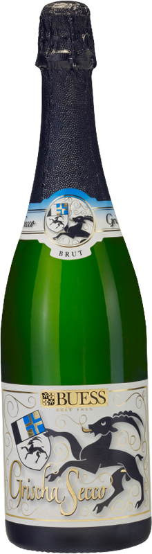 Flasche Grischa Secco Brut von Buess Weinbau
