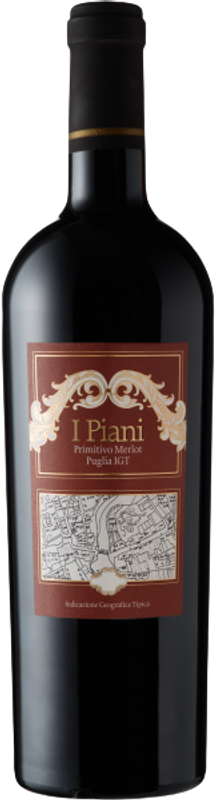 Bottle of Primitivo Negroamaro Di Puglia IGP from I PIANI
