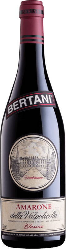 Bottle of Amarone della Valpolicella Classico DOC from Bertani