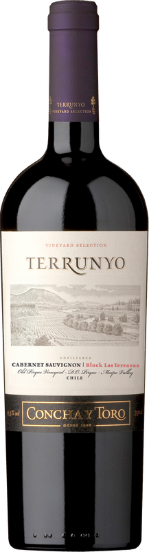 Bottle of Terrunyo Cabernet Sauvignon Maipo Valley from Concha y Toro