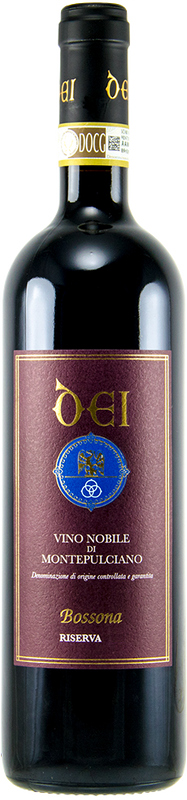 Bottiglia di Vino Nobile di Montepulciano DOCG Bossona Riserva di Caterina Dei