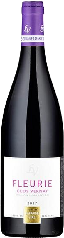 Bottiglia di Fleurie Clos Vernay AOC di Lafarge Vial